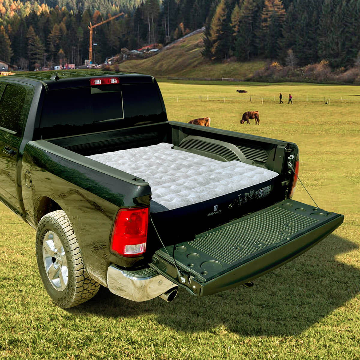 5.5FT Short Truck Bed Air Mattress Bed Umbrauto