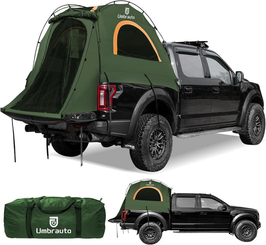 5.5-6.4ft Truck Bed Tent for Camping Waterproof Pickup Truck Tent