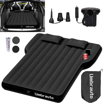 Umbrauto Tesla Y Car Camping SUV Thicken Air Mattress Black