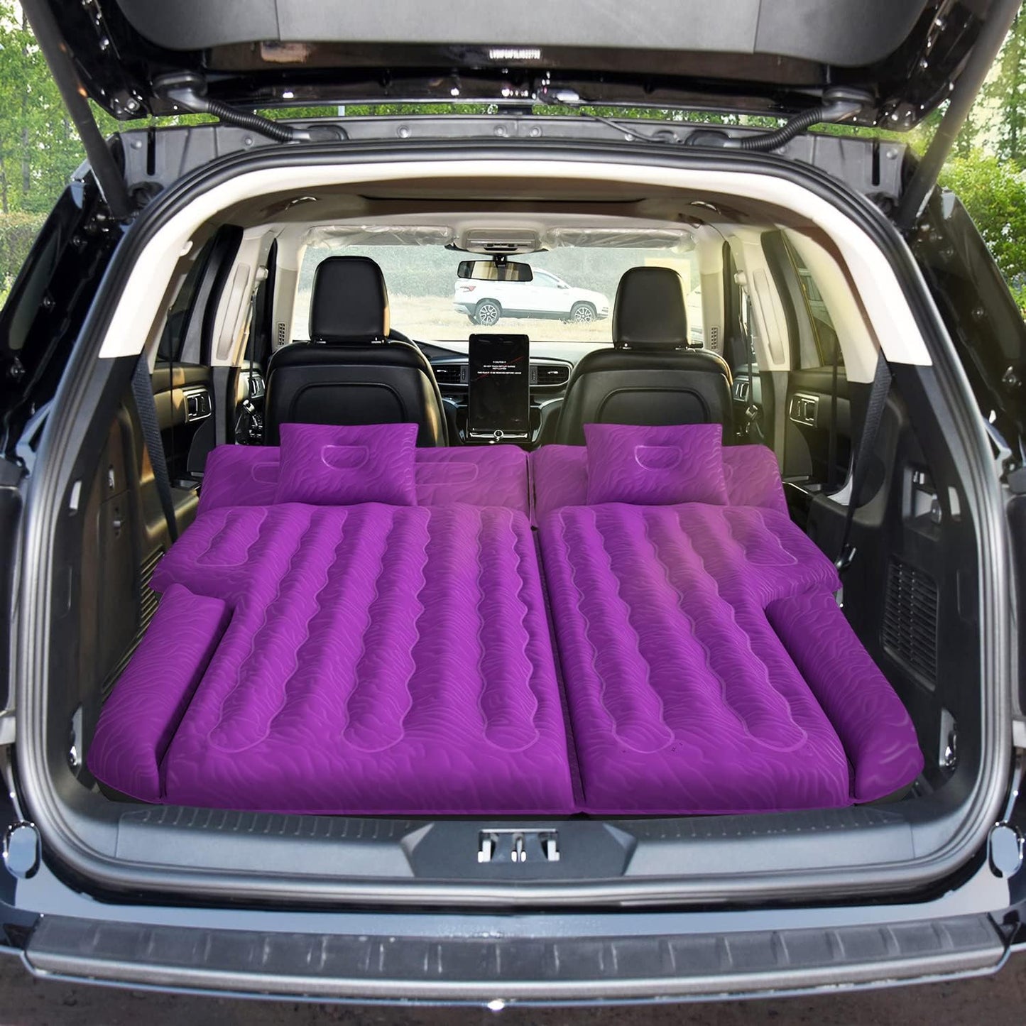 Umbrauto Car Camping SUV Air Mattress, Purple